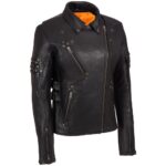 Women Biker Leather Jacket